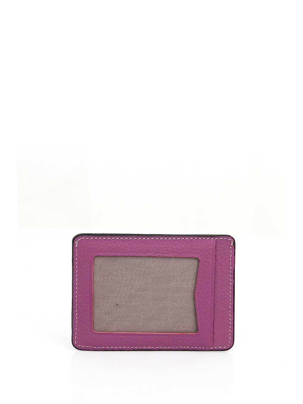 Lacivert Hakiki Deri Unisex Kartlık 06521-1