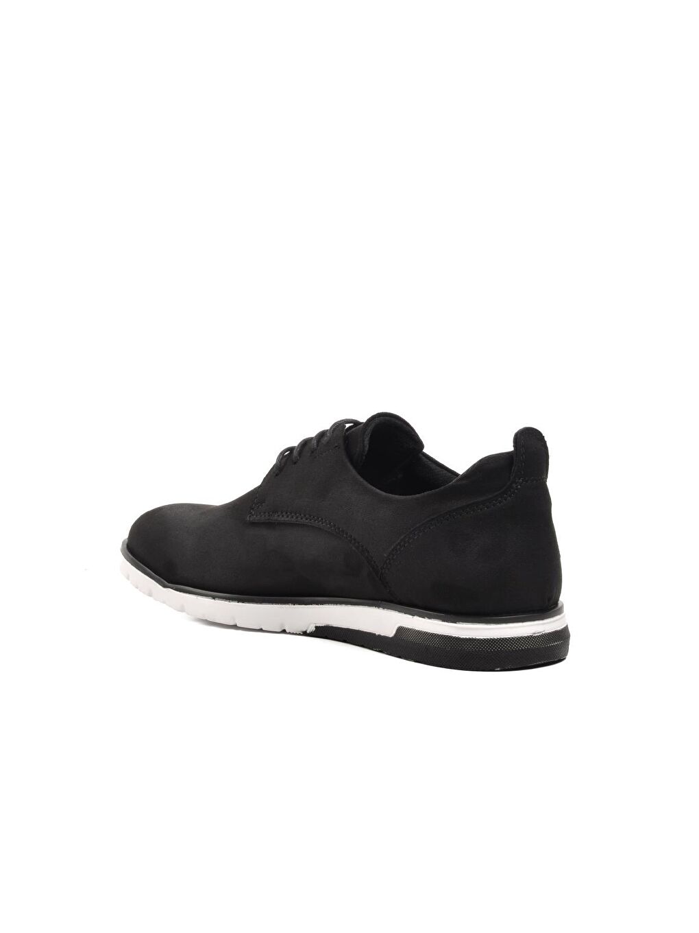 122206 Siyah Süet Erkek Sneaker Ayakkabı-3