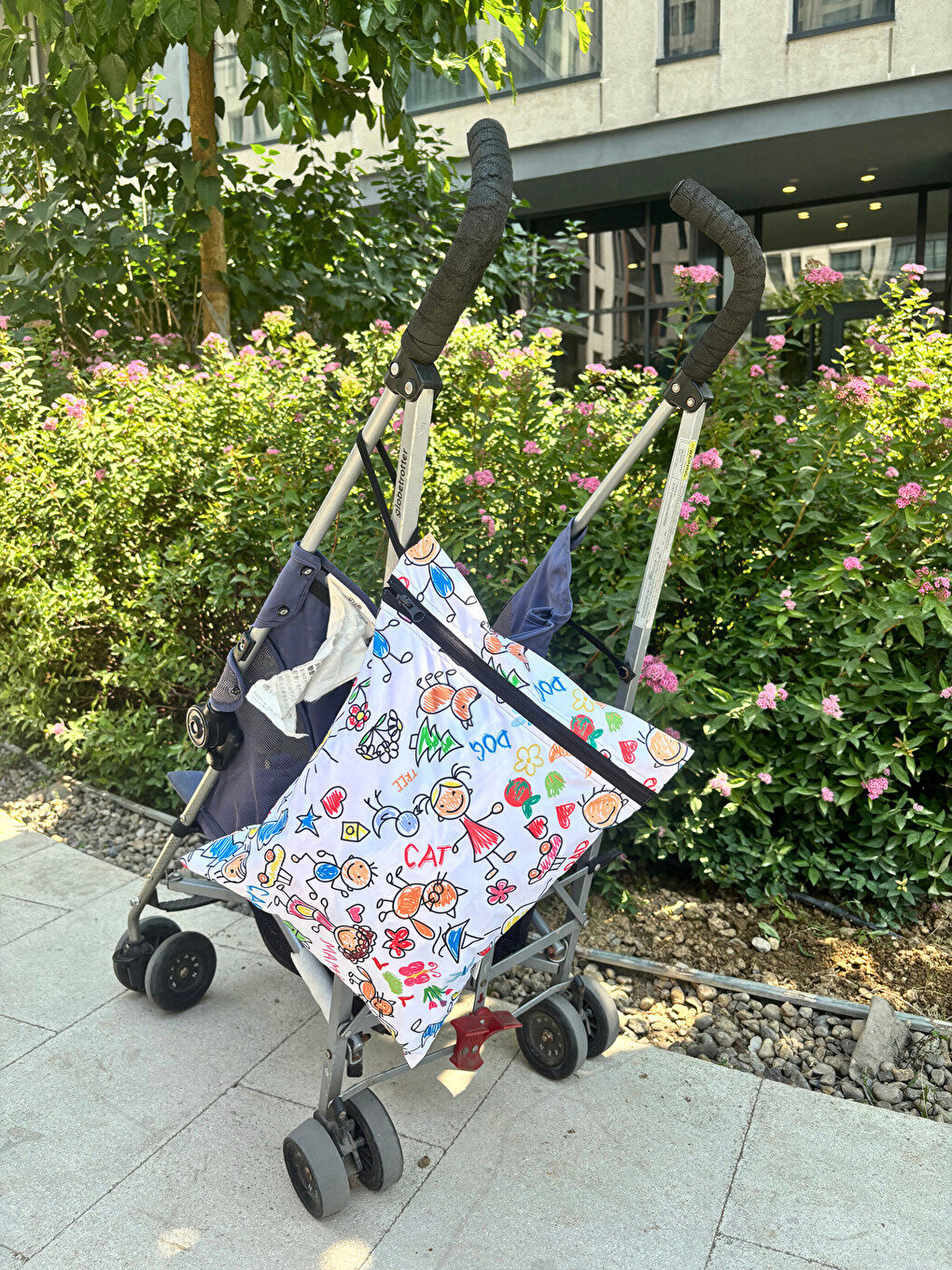 Beyaz 2 ADET 30x37cm Family, Su Geçirmez, Fermuarlı Islak Mayo, Kirli Bez Taşıma Çantası, Çok Amaçlı Torba-3