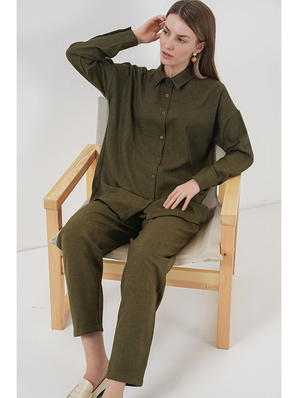 6622 Keten İkili Takım - Haki-1