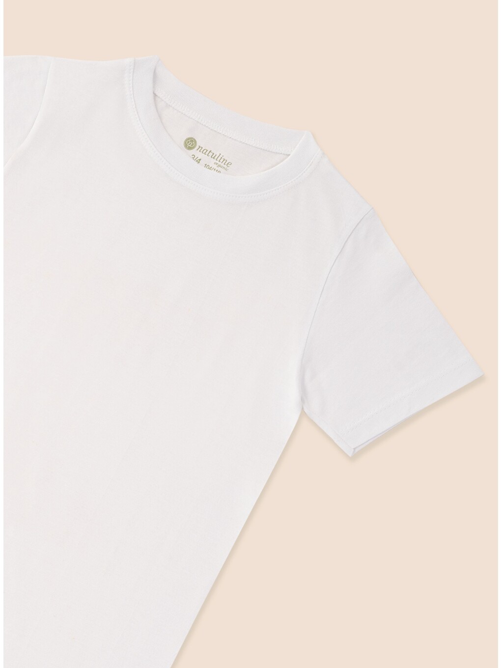 Beyaz Erkek Çocuk Organik Pamuk Penye T-Shirt 3'lü-2