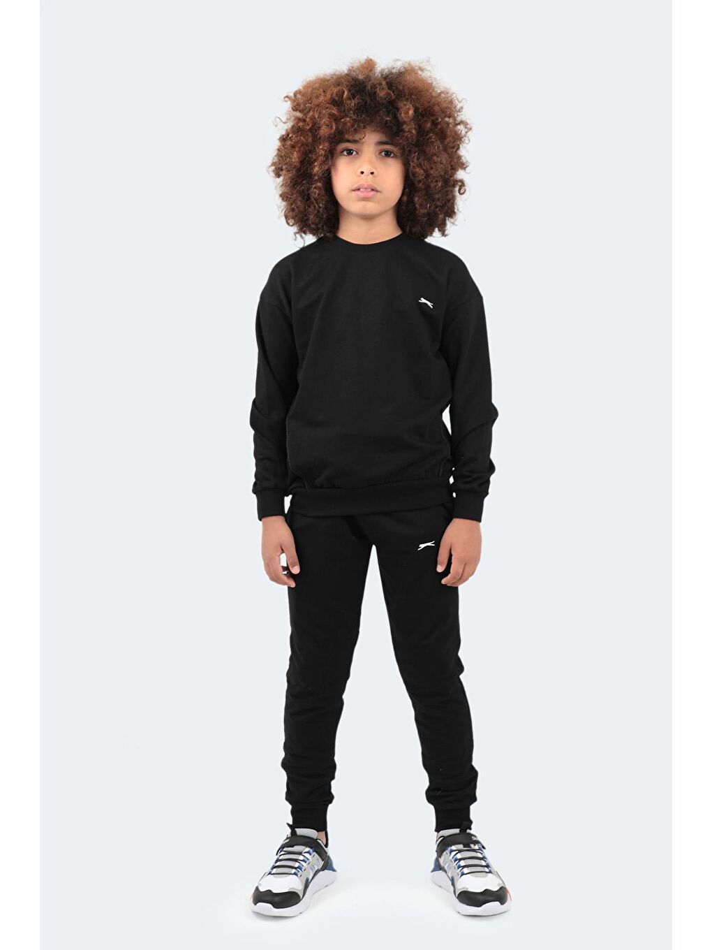 SLAZENGER Siyah DISEL Unisex Çocuk Eşofman Takım Siyah