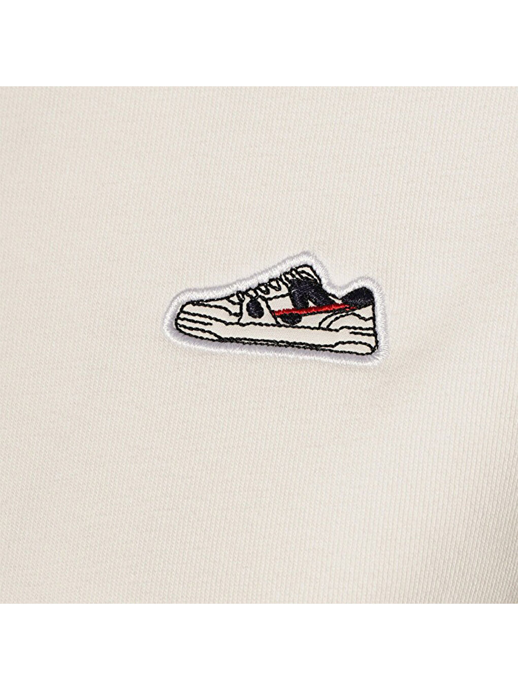 Elfin Kadın Beyaz Bisiklet Yaka Sweatshirt-2