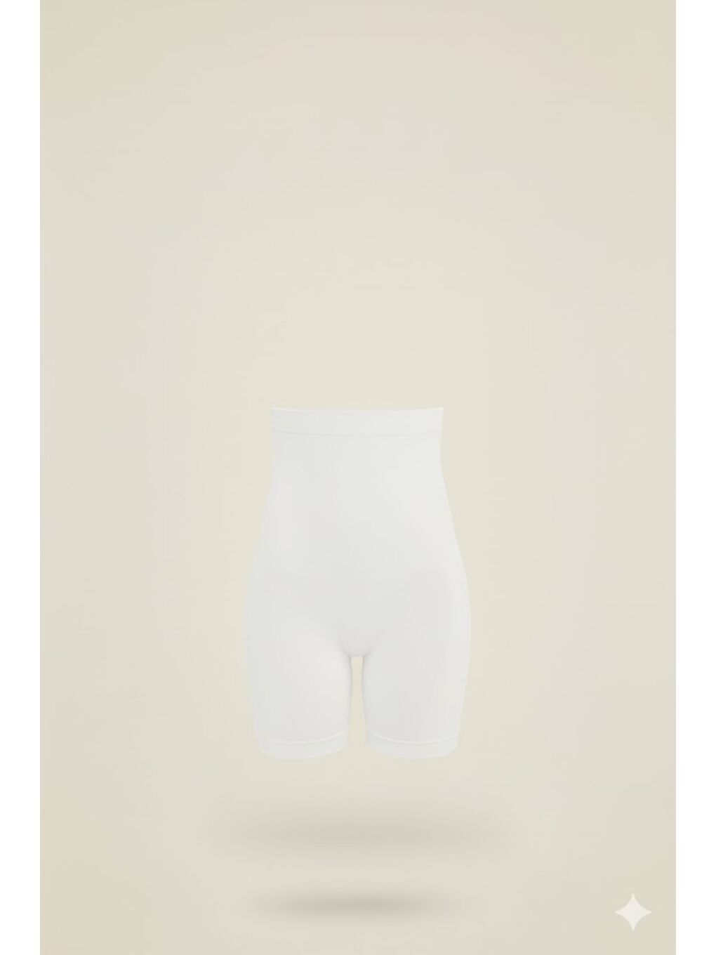 C17026 Yüksek Bel Uzun Paça Korse Beyaz-1