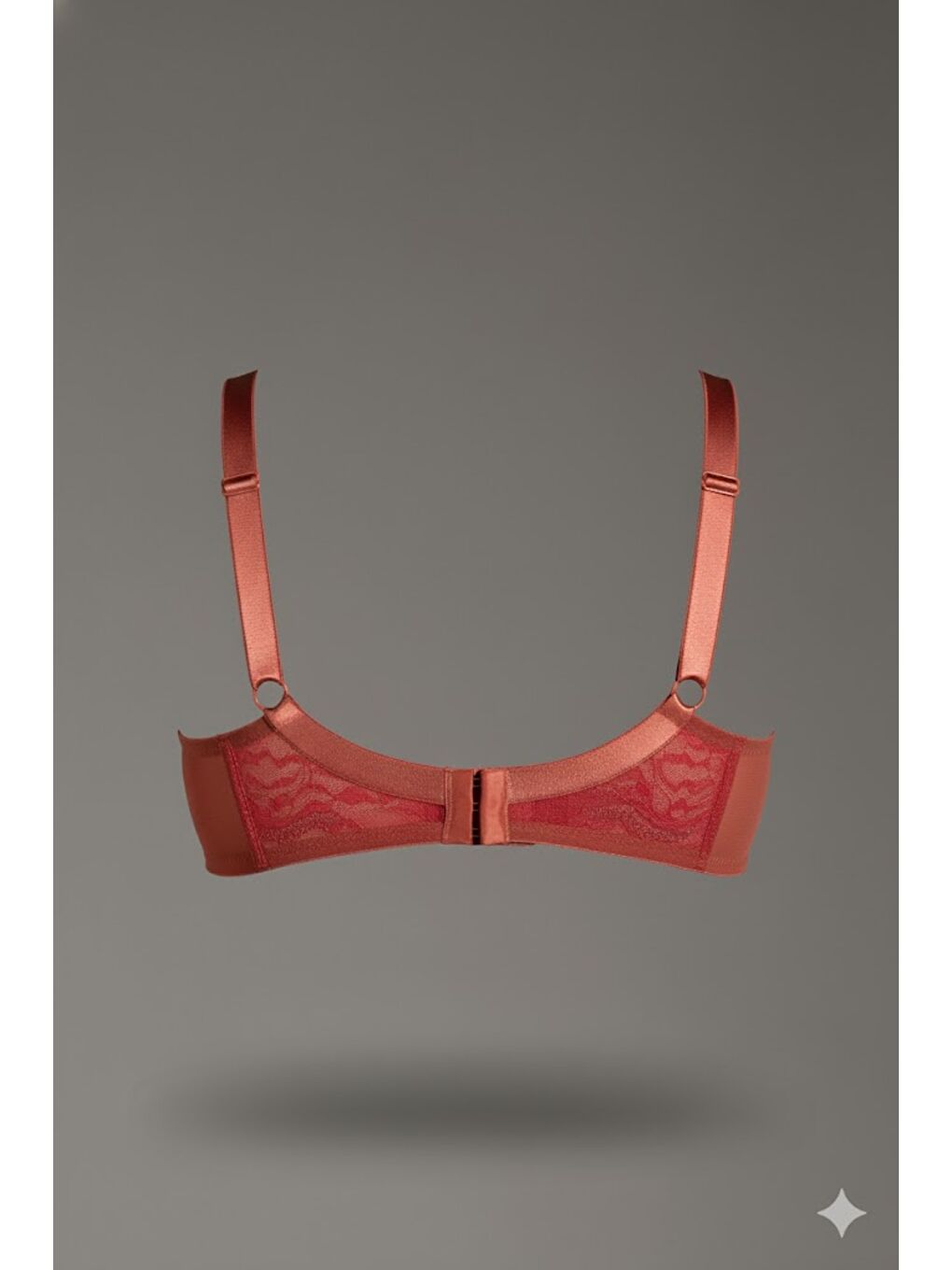 Dantelli Desteksiz Sütyen C18042 Bordo-1