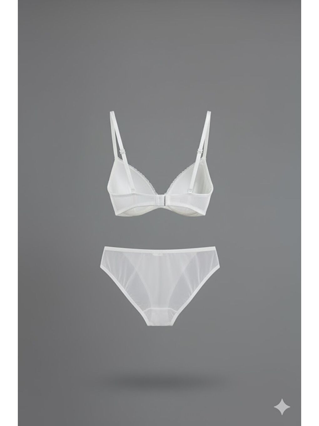 Destekli Sütyen Külot Takım C14158 Ekru-1