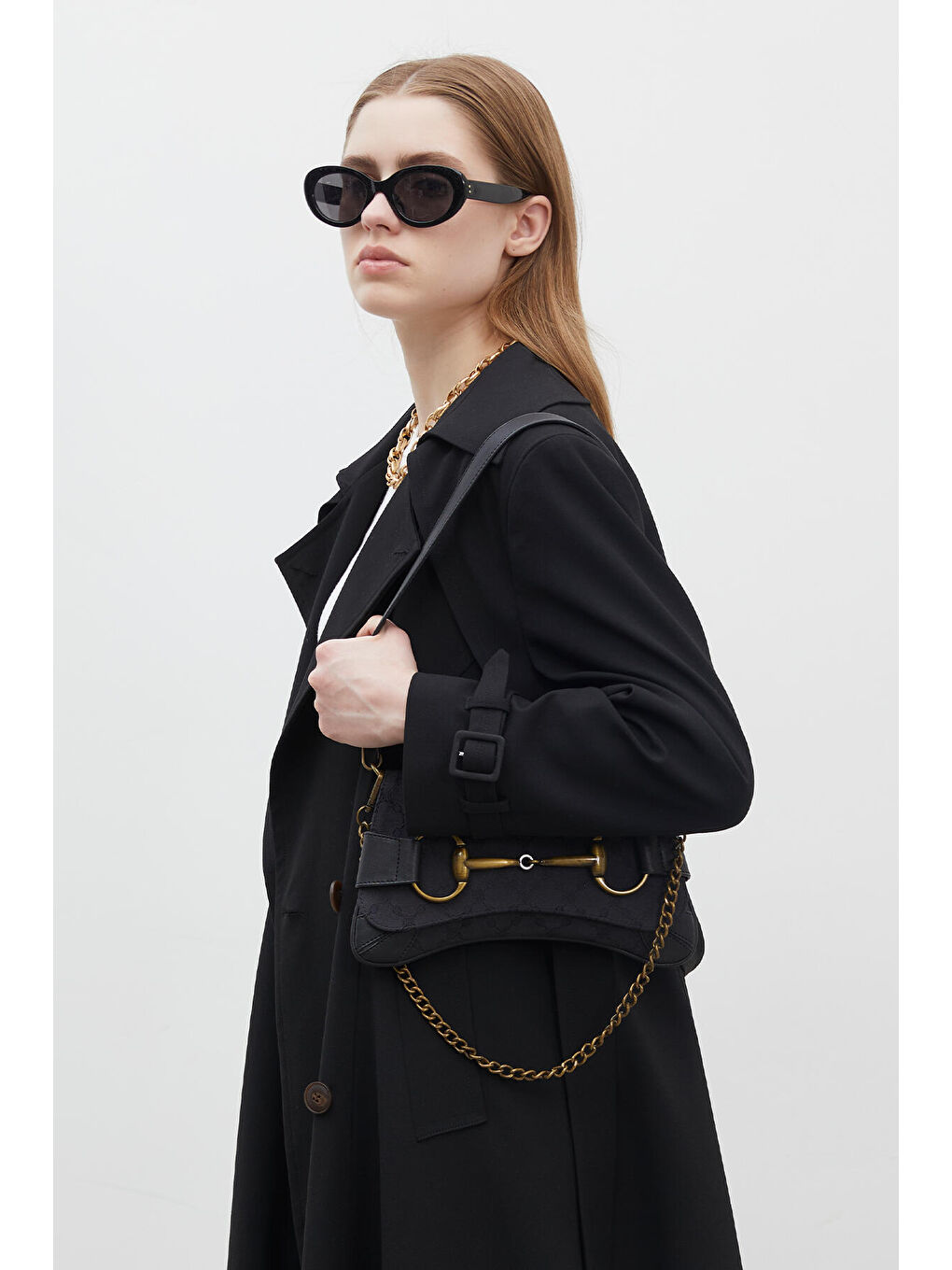 Blanca Toka Detaylı Çanta Siyah