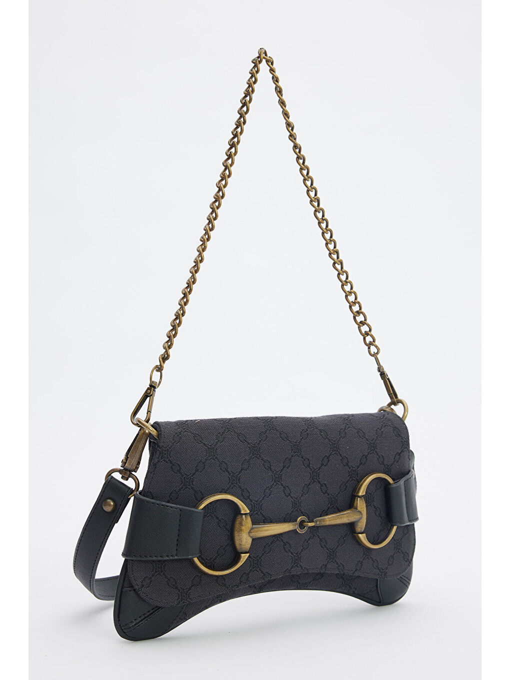 Blanca Toka Detaylı Çanta Siyah-5