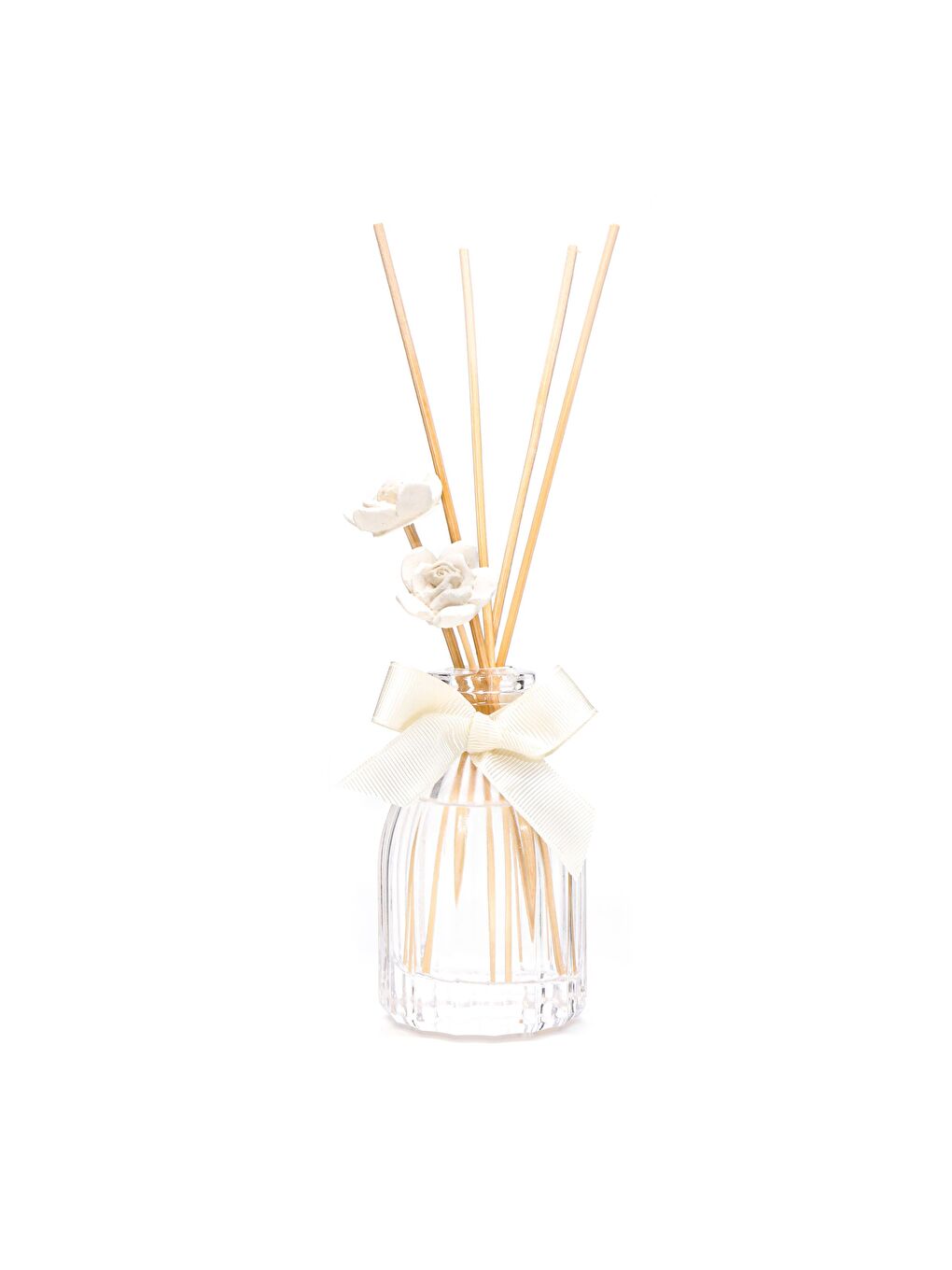 Ekru 100 ml Kristal Şişe Beyaz Sabun Oda/Banyo Kokusu