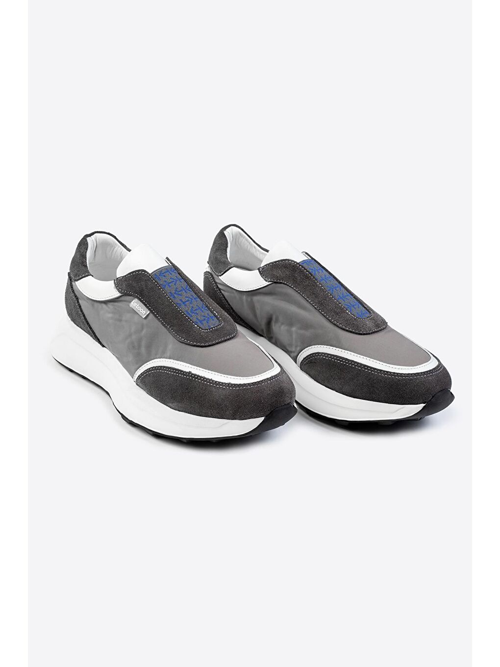 Gri LTN-S03 Deri Erkek Sneaker