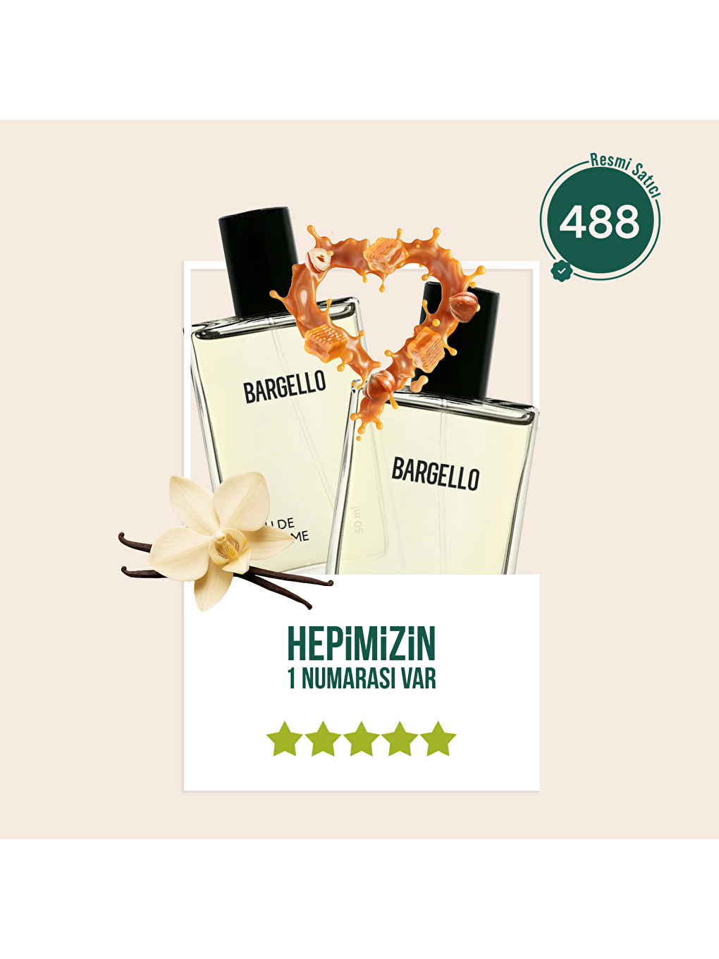 Unisex Parfüm Oryantal 50ml No:488-1