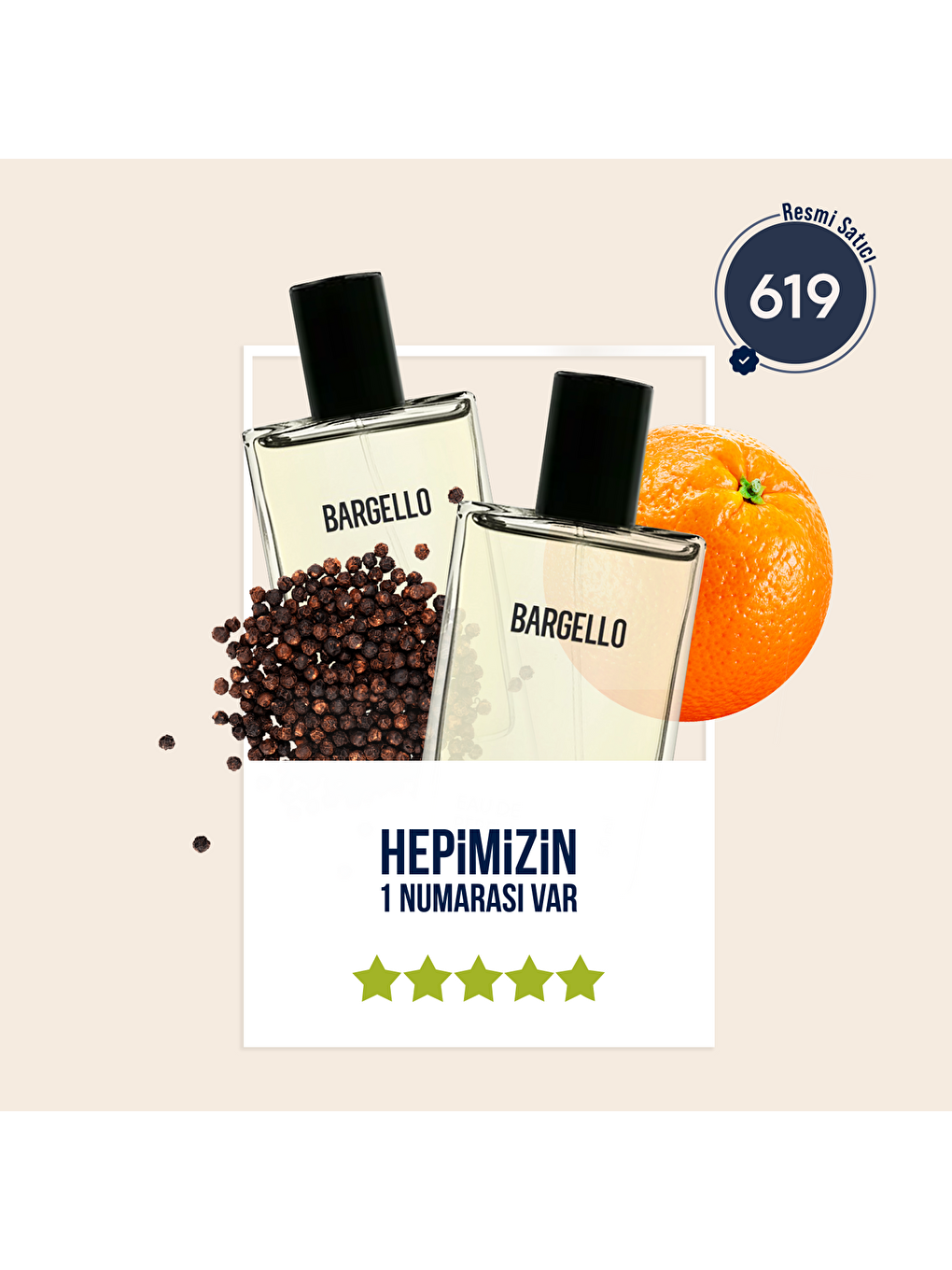 Erkek Parfüm Oryantal 50ml No:619-1