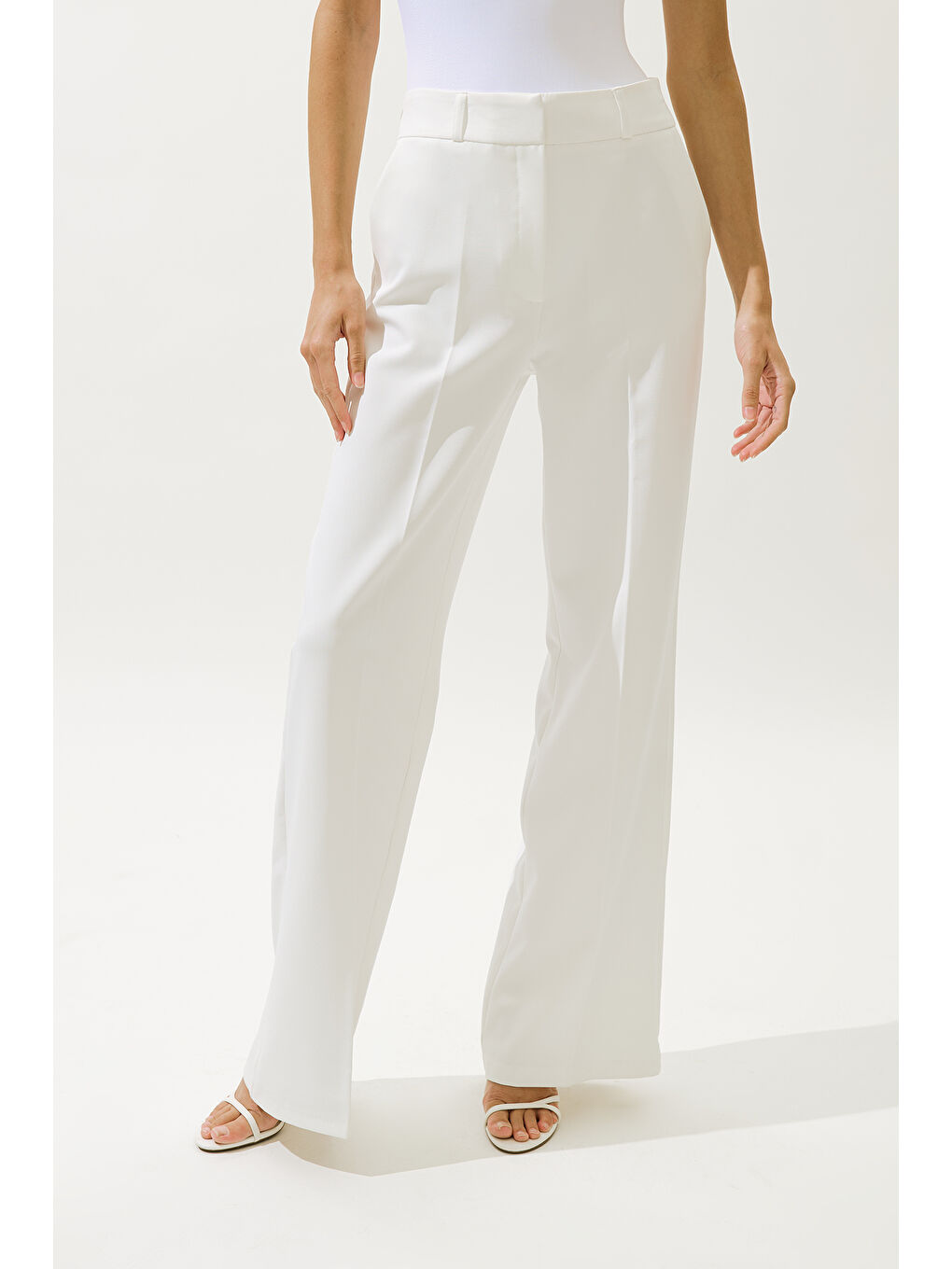 Valentıne Pantolon Ekru-3