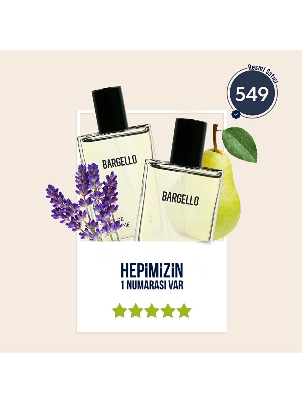 Erkek Parfüm Çiçeksi 50ml No:549-2