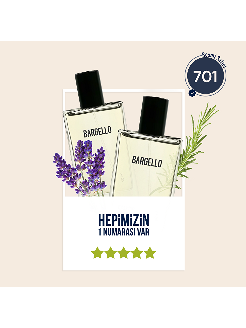 Erkek Parfüm Çiçeksi 50ml No:701-1