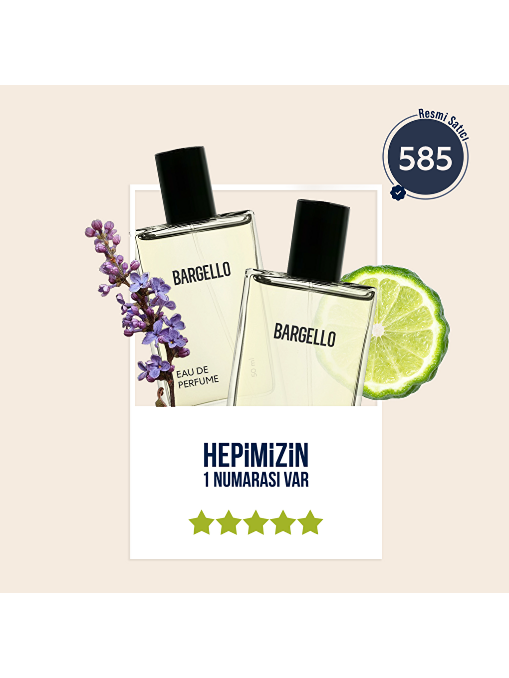 Erkek Parfüm Çiçeksi 50ml No:585-2