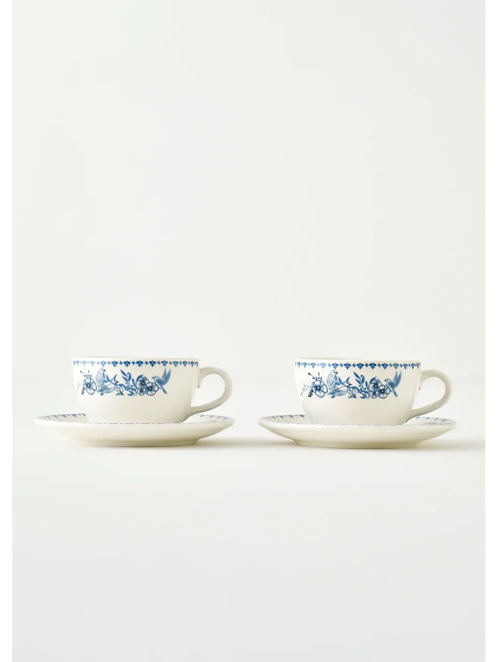 Bleu Blanc 2'li Çay Fincan Seti Mavi (270 cc)