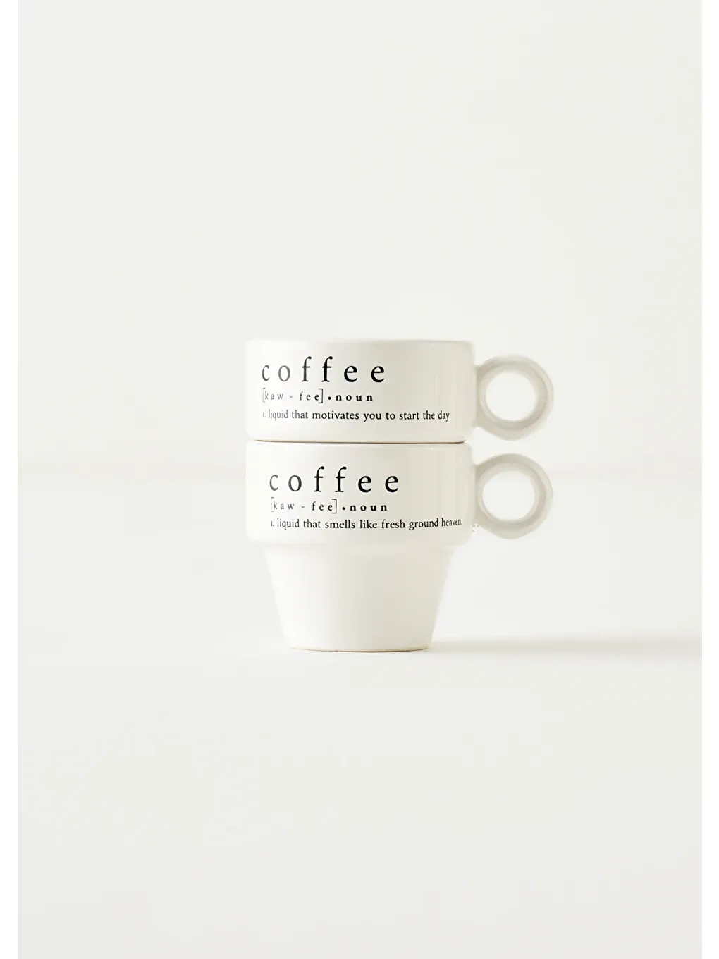 Coffeeaholic Espresso 2'li Set Siyah (105 cc)