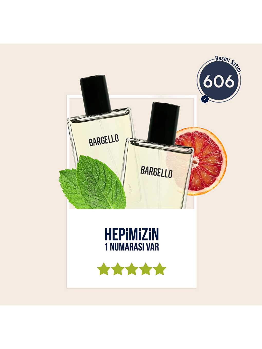 Erkek Parfüm Odunsu Edp 50ml No:606-1