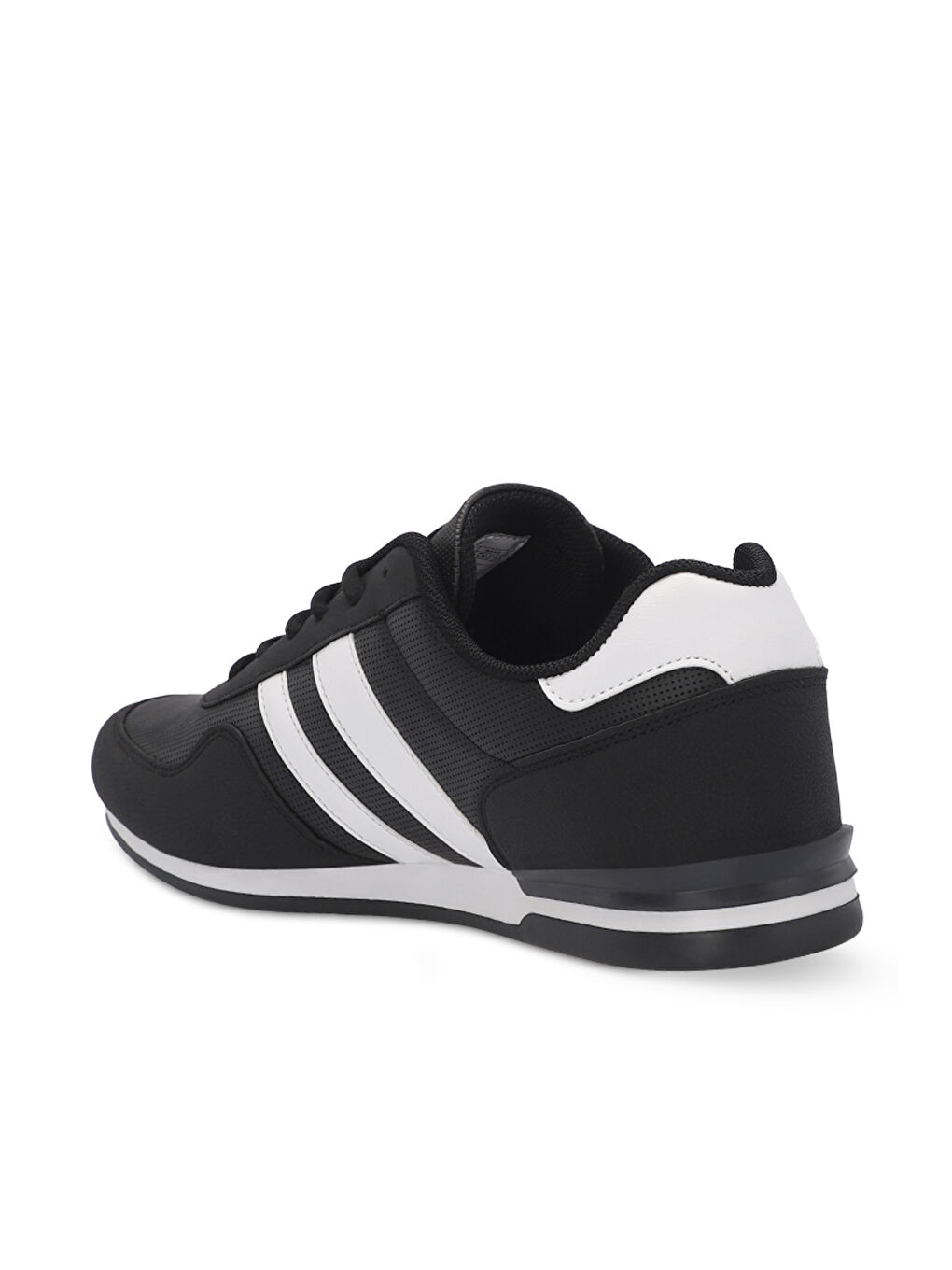 OMEGA IN Büyük Beden Erkek Siyah / Beyaz Günlük Spor Ayakkabısı-2