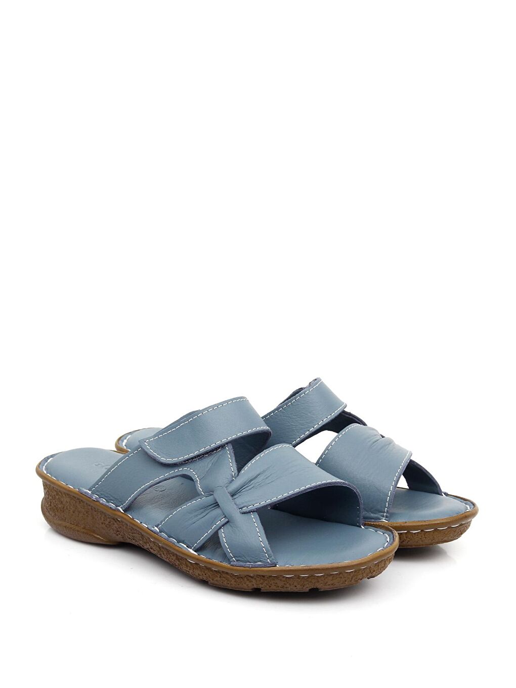 Mavi MAVİ  Hakiki Deri Dolgu Taban Kadın Terlik 42350-1