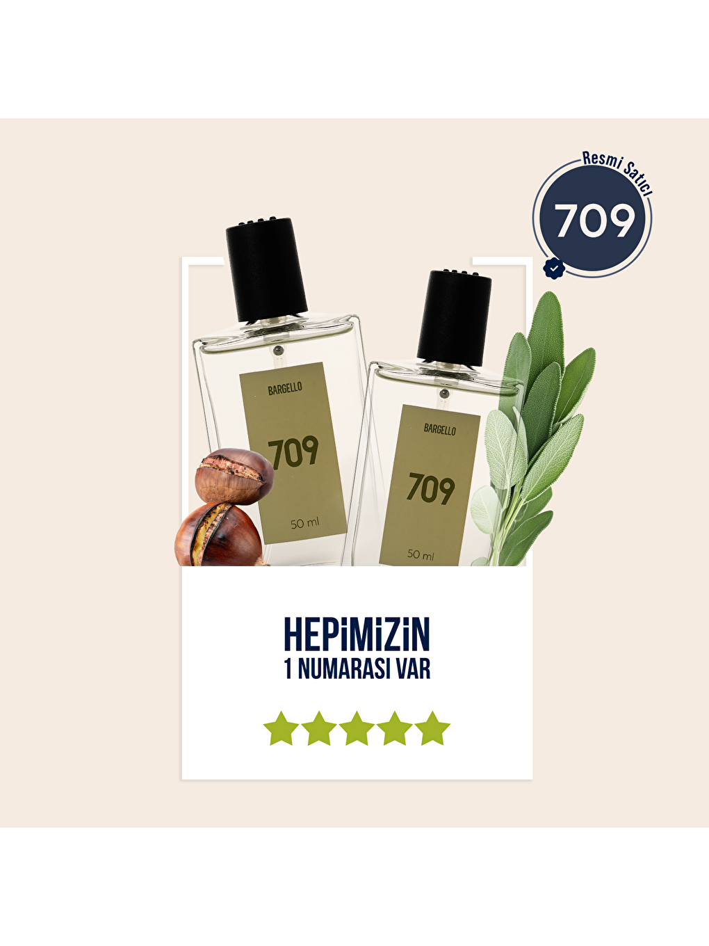 Erkek Parfüm Oryantal Edp 50ml No:709-2
