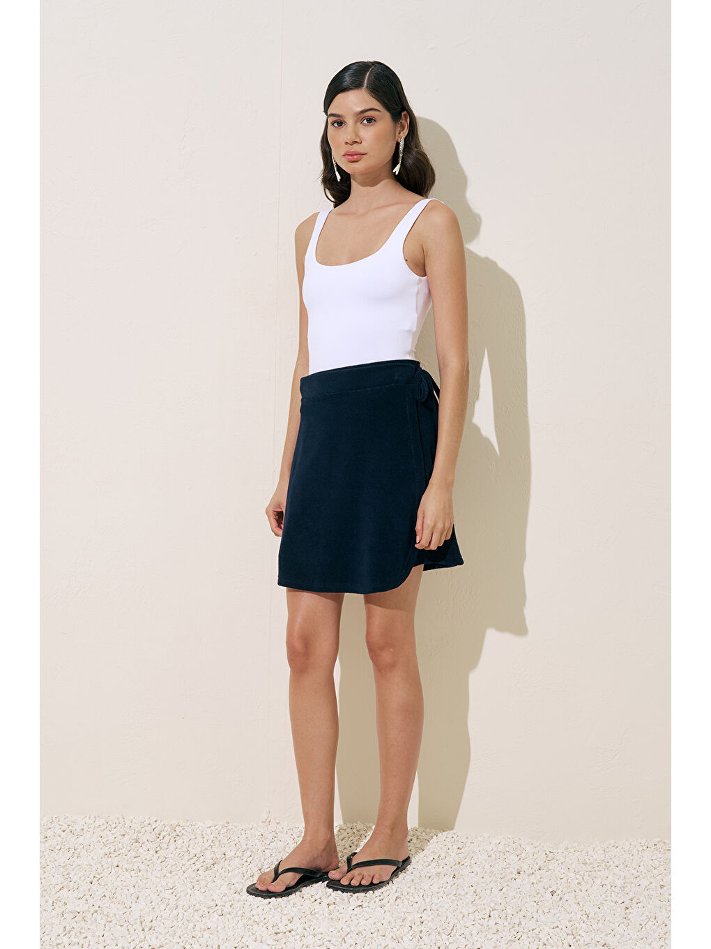 Havlu Pareo Etek Lacivert-1