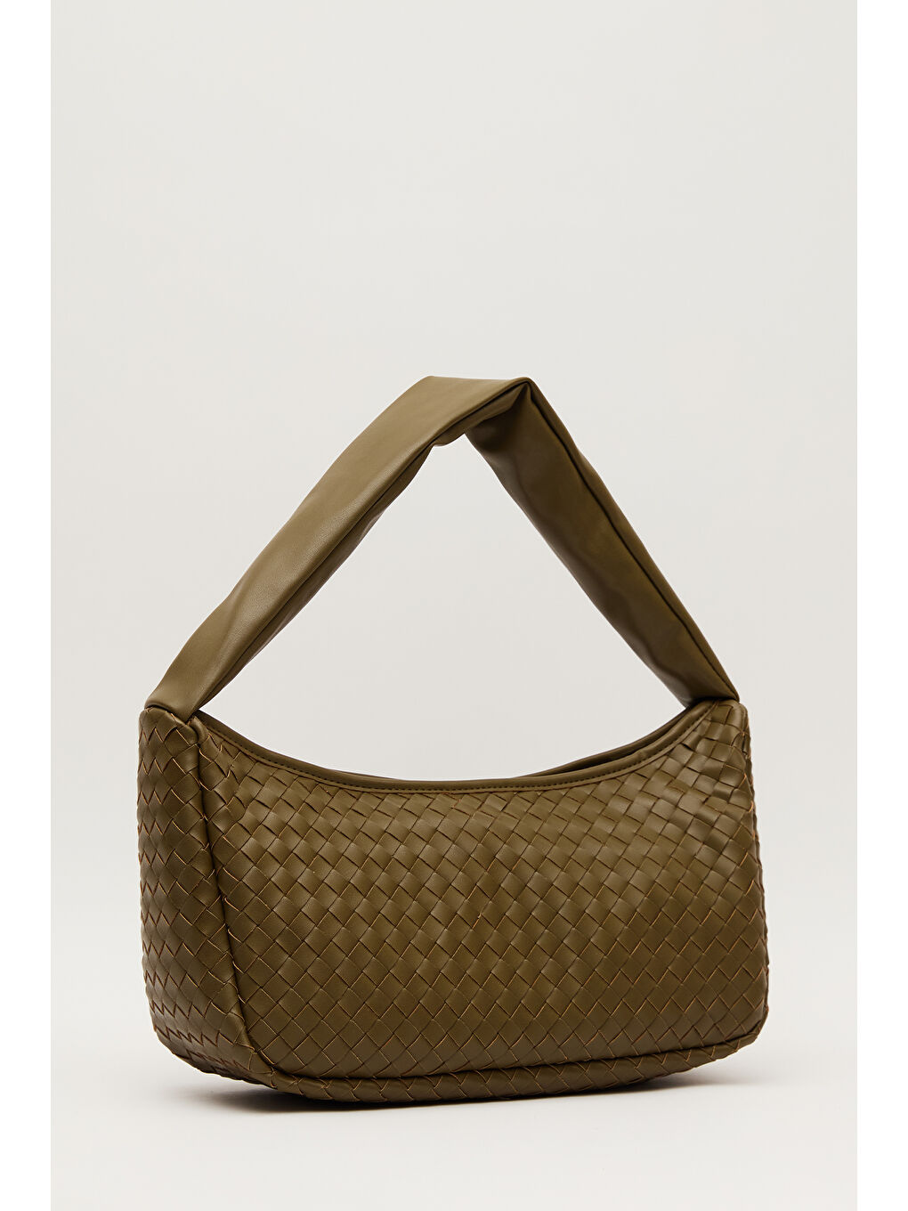 Frances Örgü Oval Çanta Yeşil-2