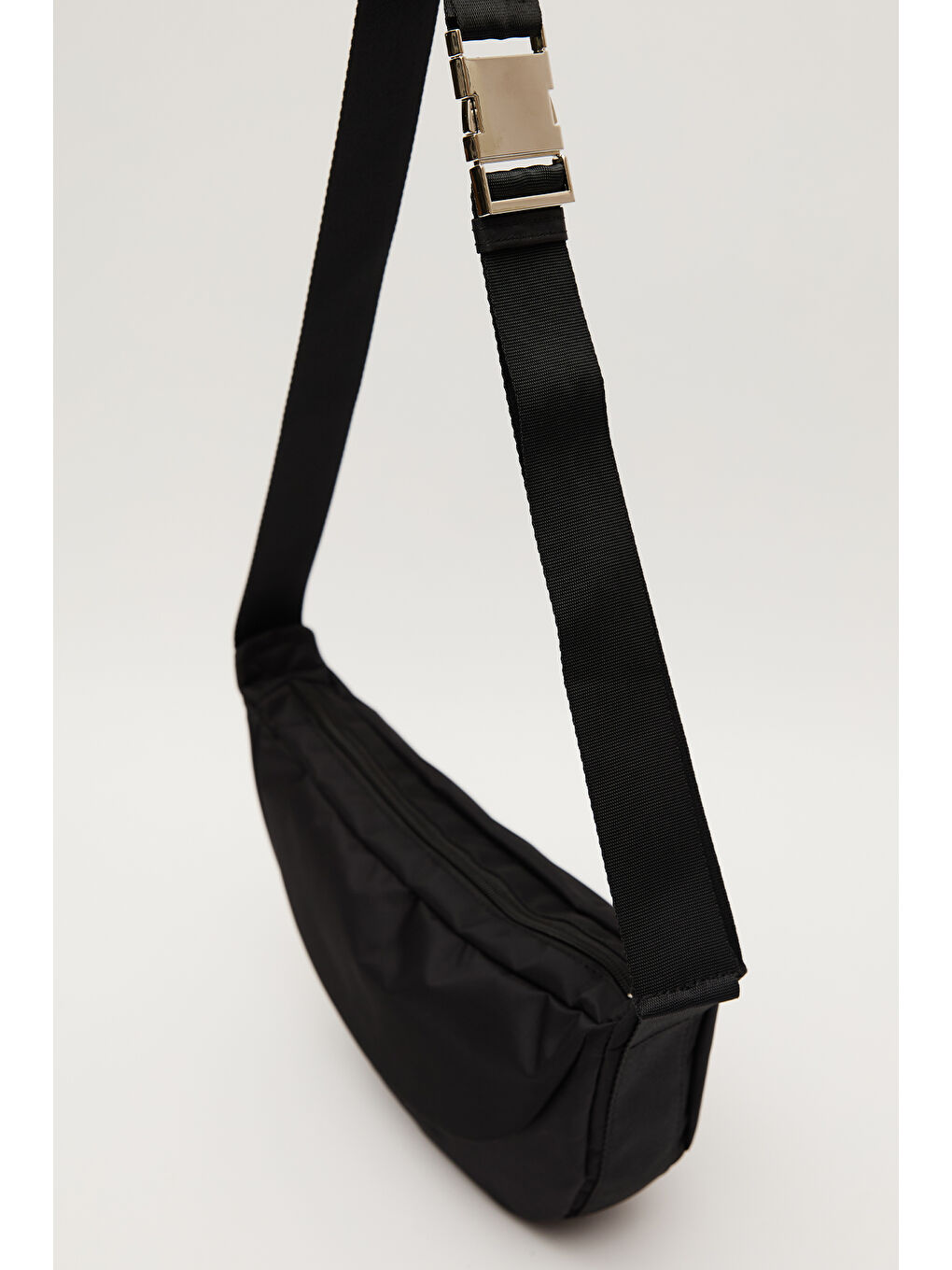 Lexa Metal Tokalı Çapraz Çanta Siyah-7