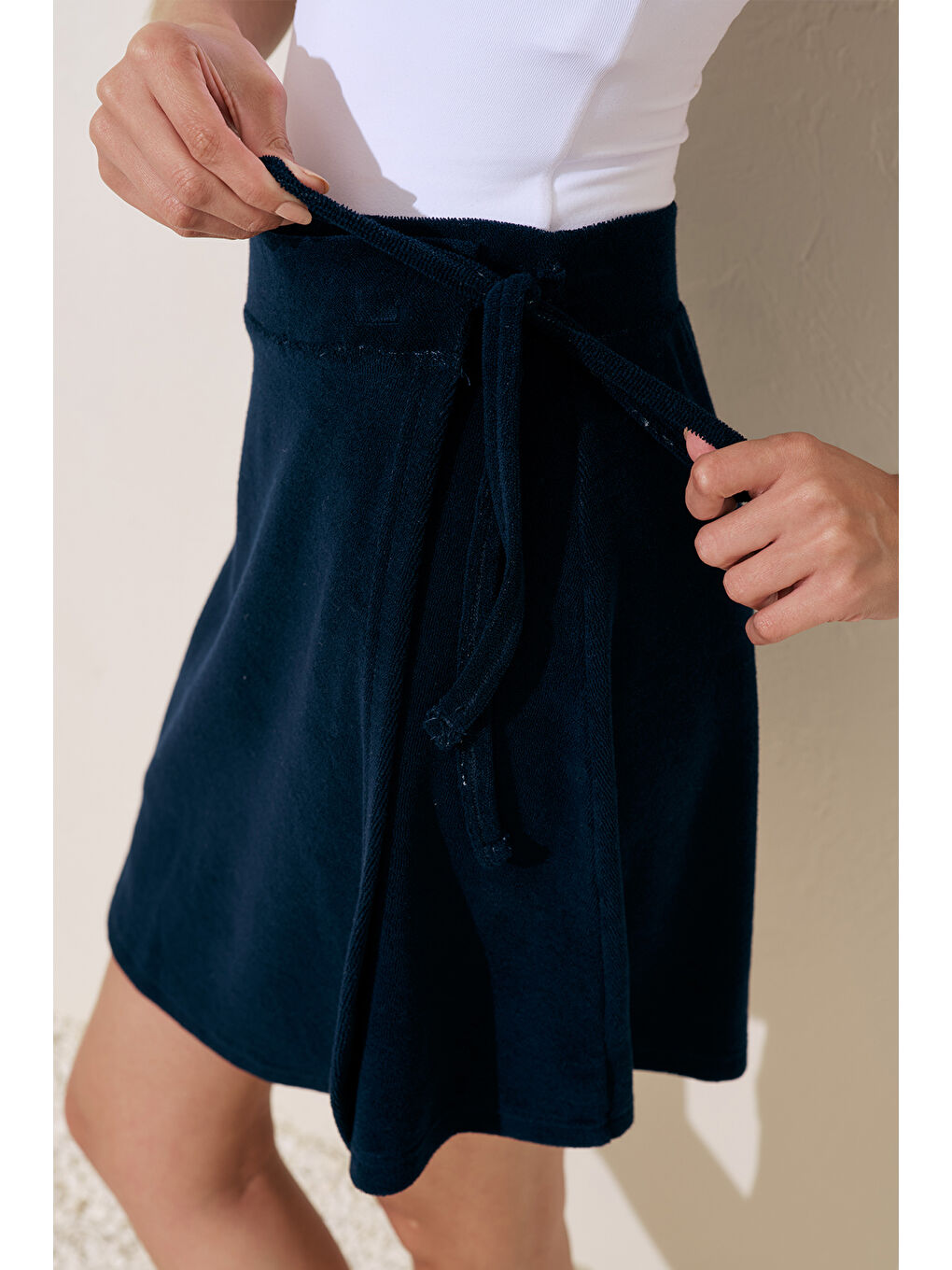 Havlu Pareo Etek Lacivert-5