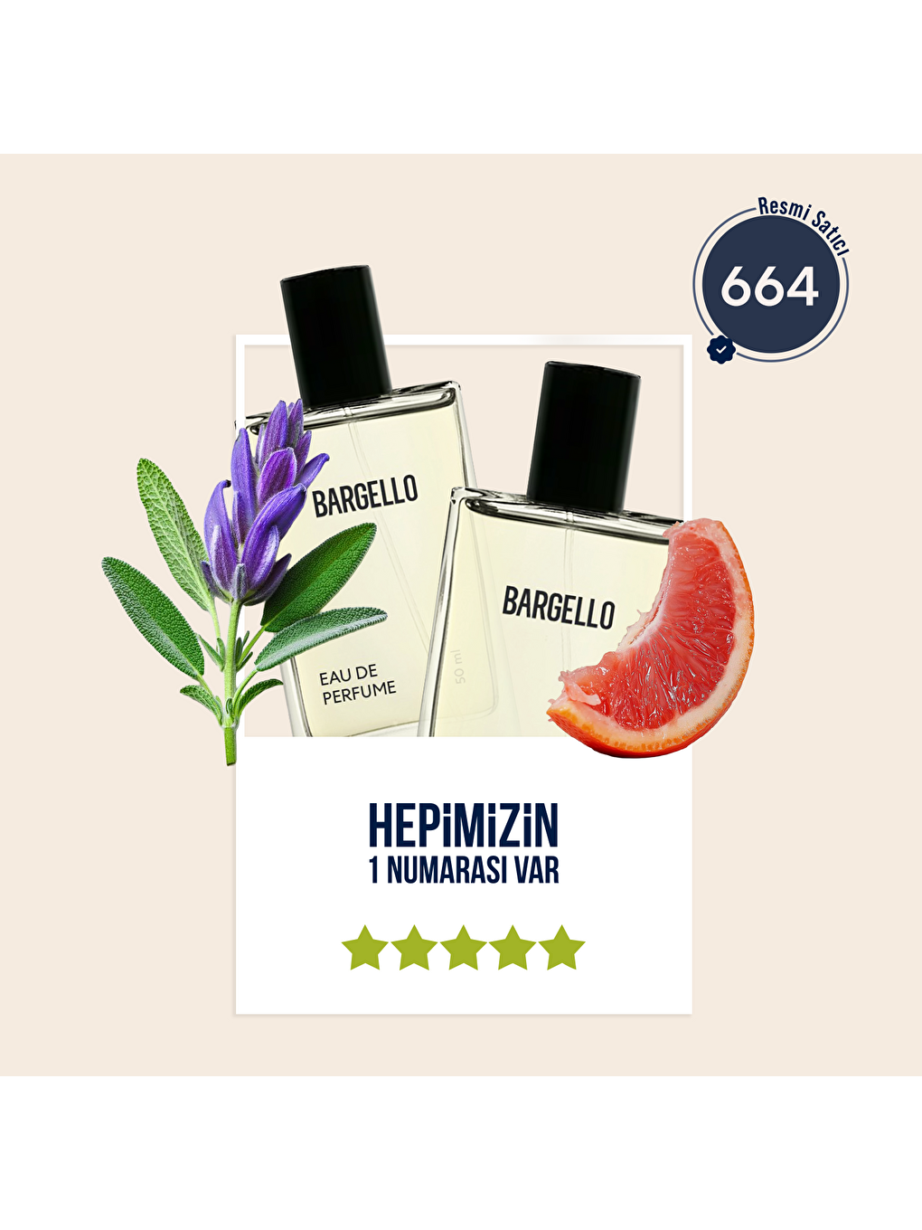Erkek Parfüm Odunsu 50ml No:664-1