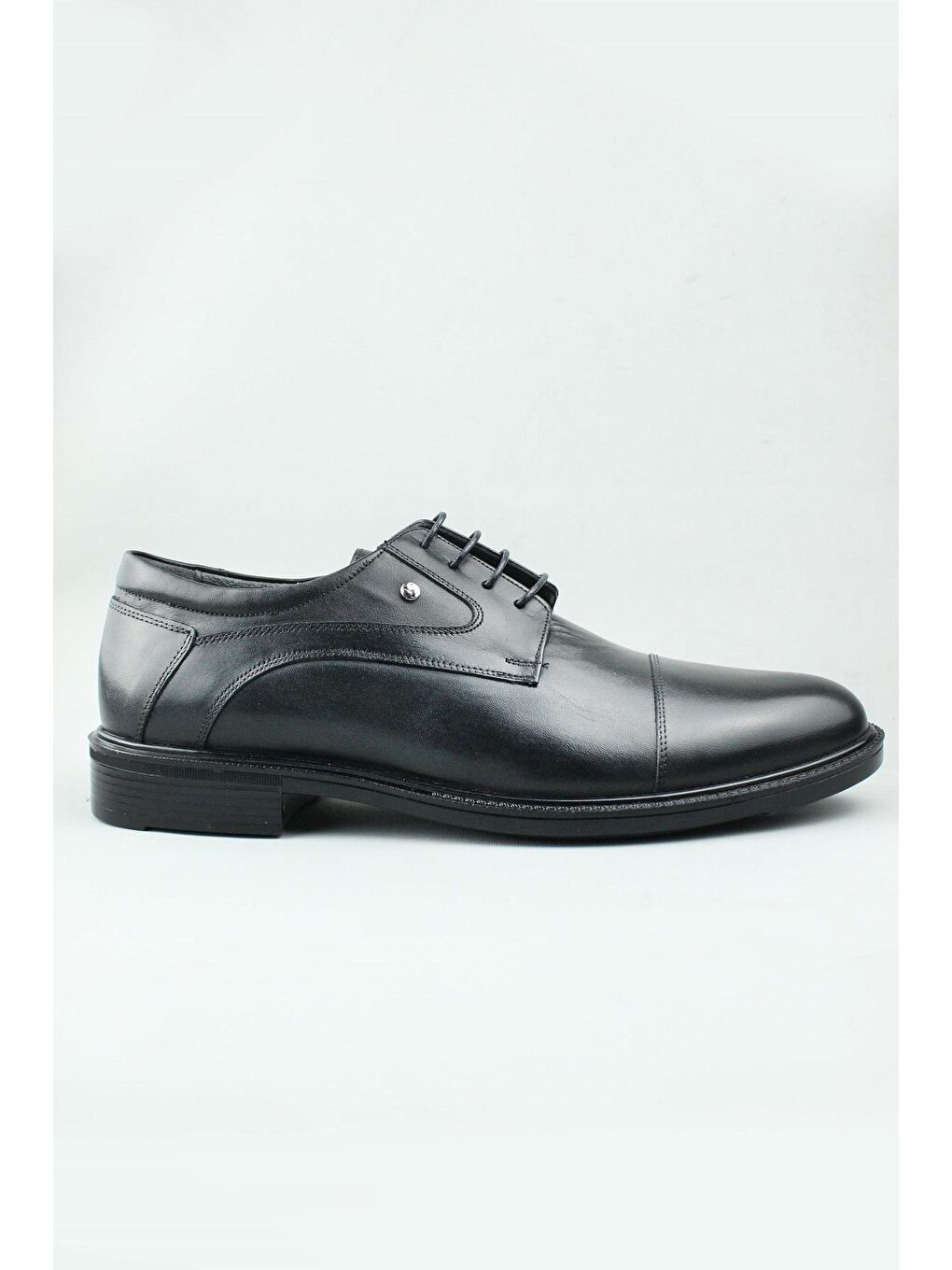 Siyah Judea Hakiki Deri Klasik Ayakkabı Erkek