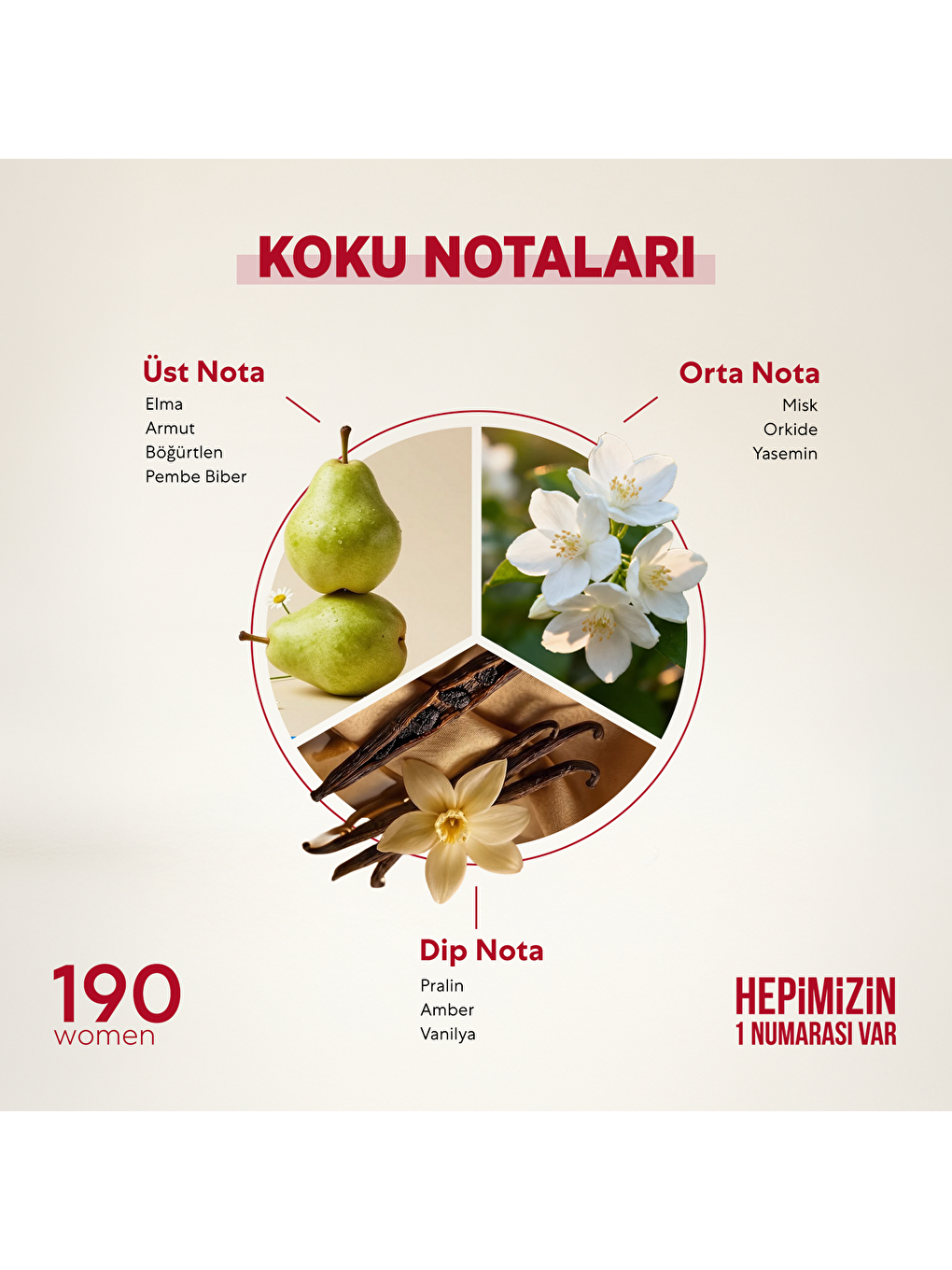 190 Kadin 50 Ml Parfüm Edp Floral-1