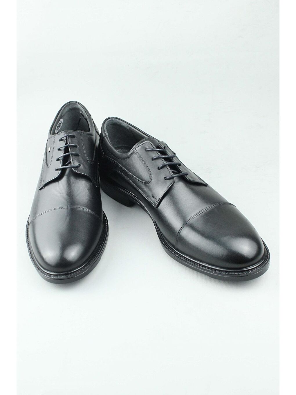 Siyah Judea Hakiki Deri Klasik Ayakkabı Erkek-2