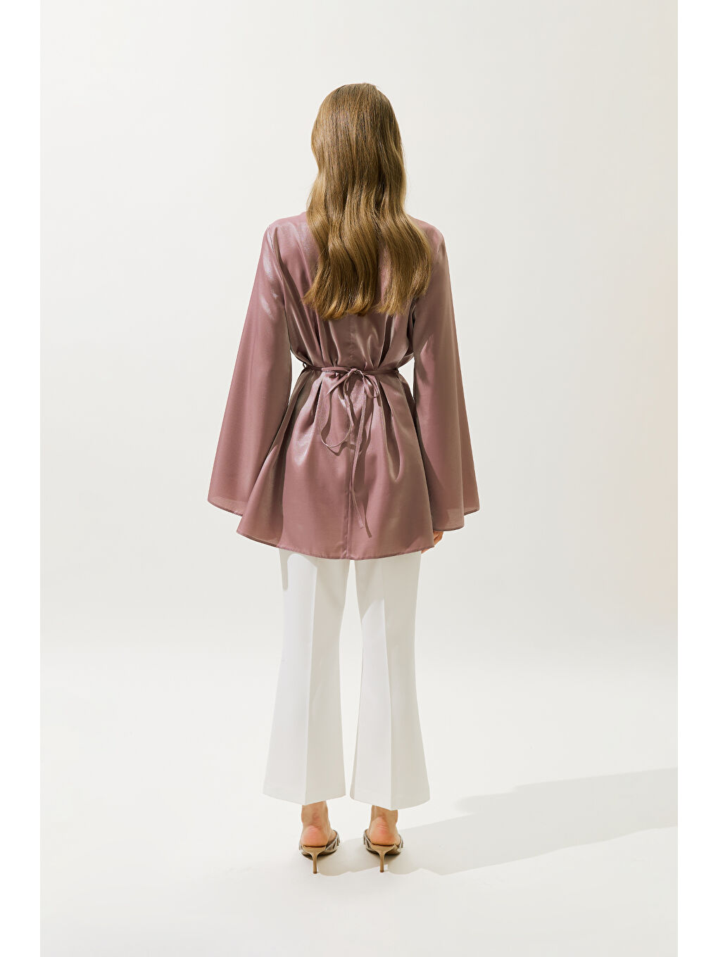 Hana Organze Bluz Lila-6