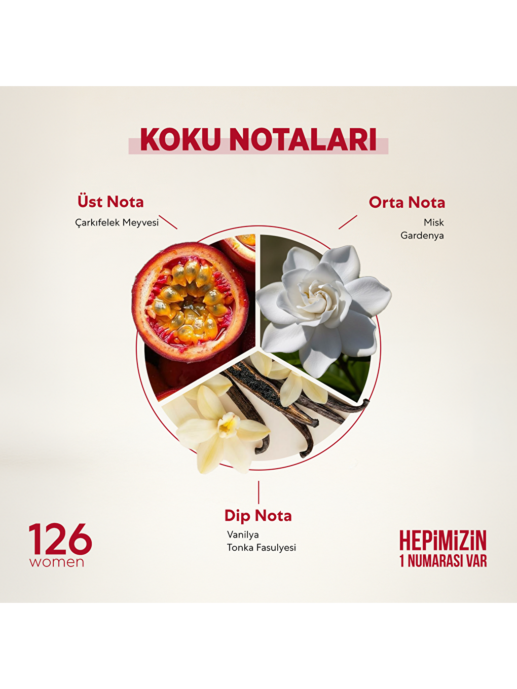 Kadın Parfüm Oriental - 50ml Edp No:126-1
