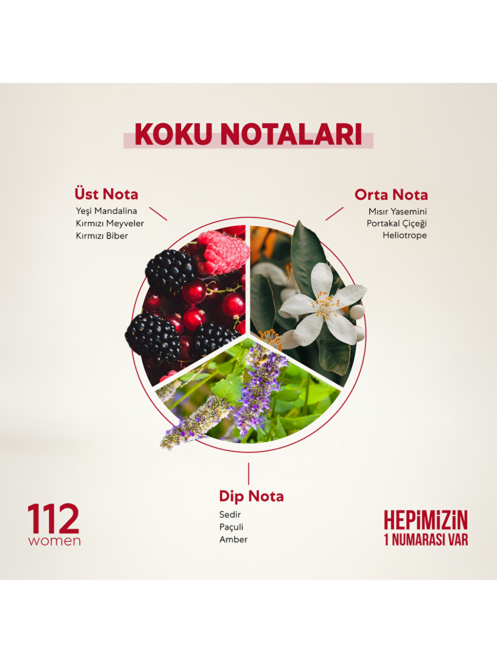 112 Kadın 50ml Parfüm Edp Floral-1