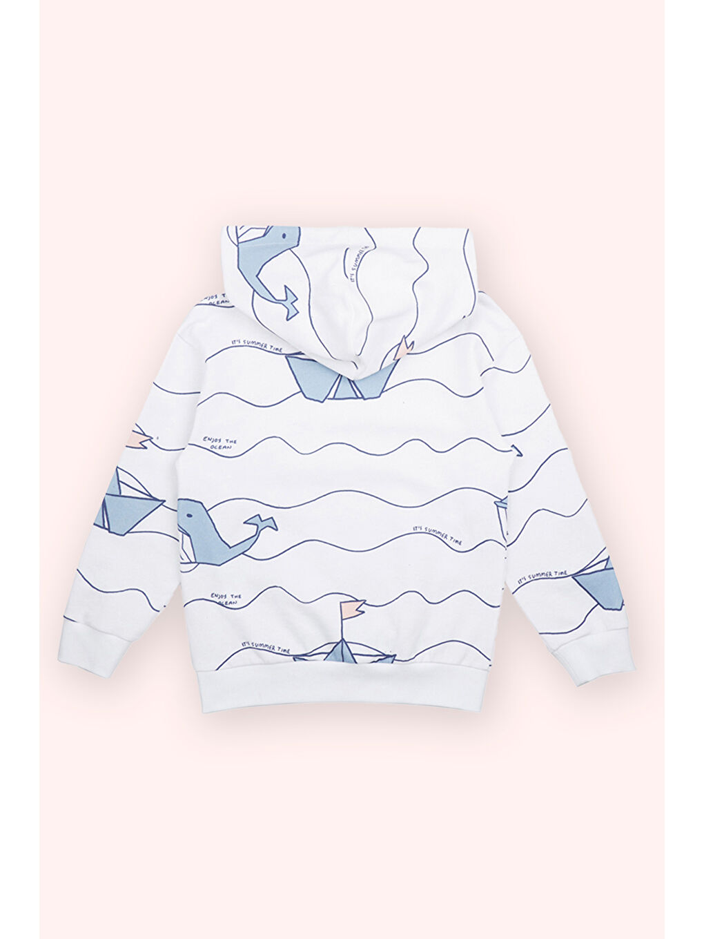 Erkek Çocuk Baskılı Beyaz Sweatshirt-2