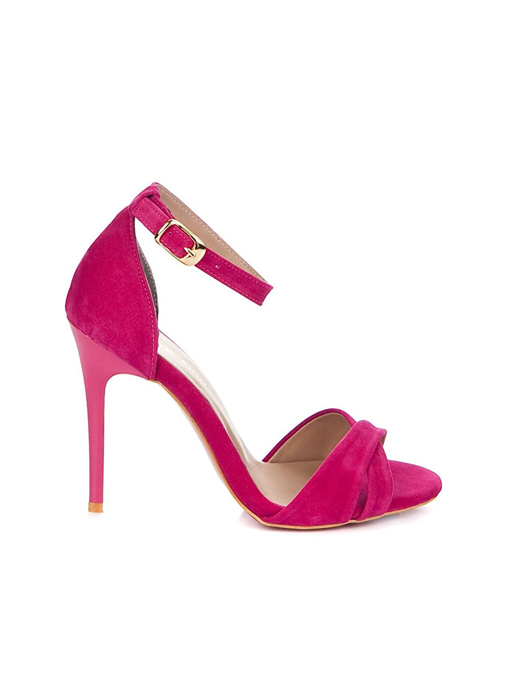 Fuşya Süet Kadın Topuklu Ayakkabı B922113702-2