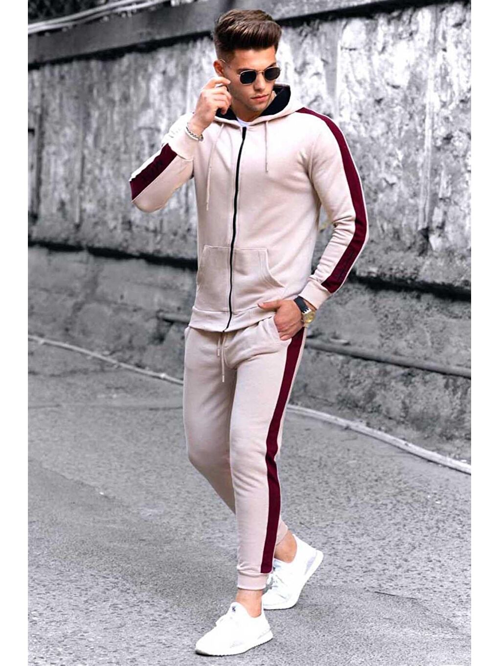 Bej Erkek Eşofman Takımı 9427