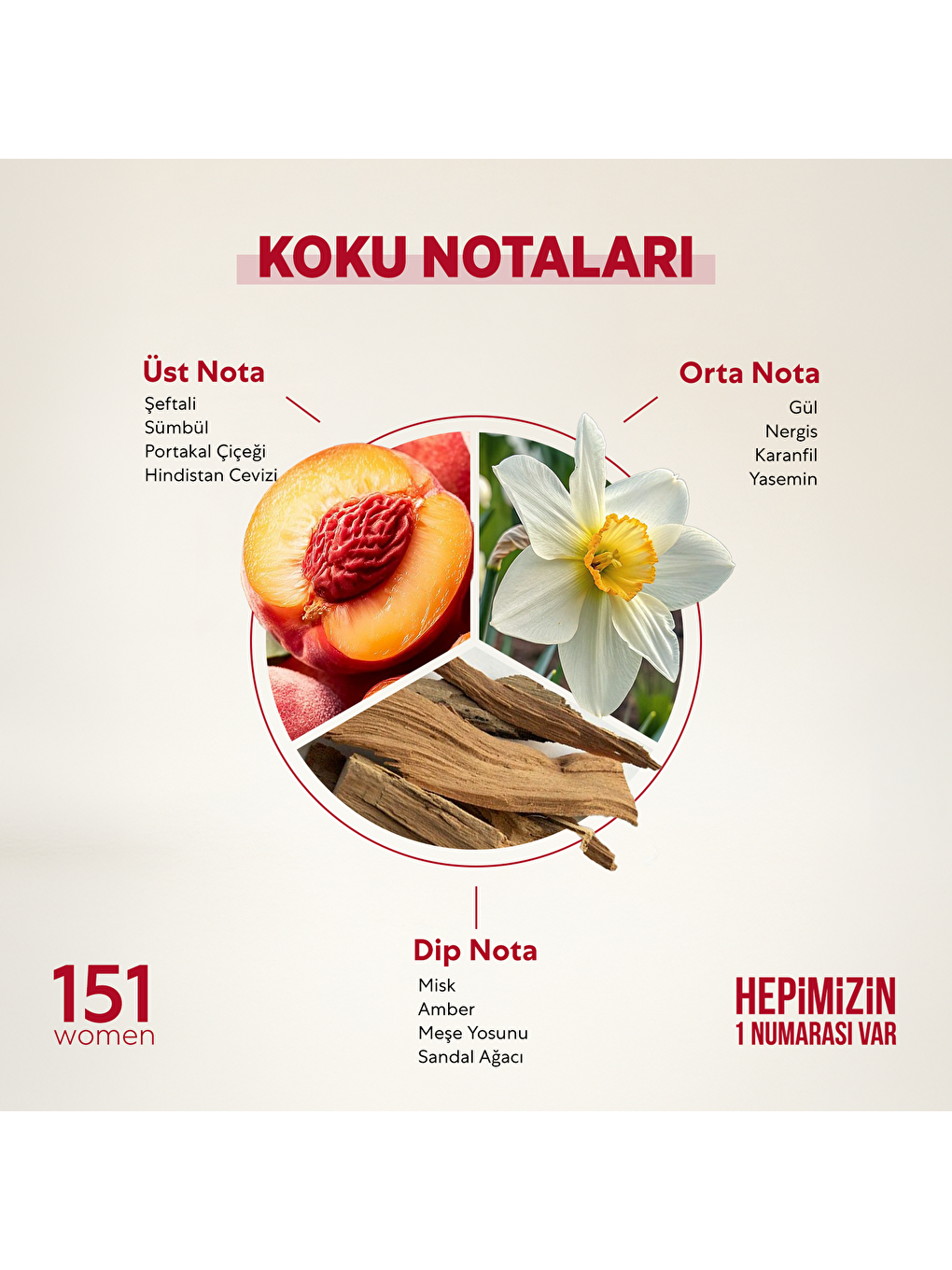 151 Kadin 50 Ml Parfüm Edp Floral-1