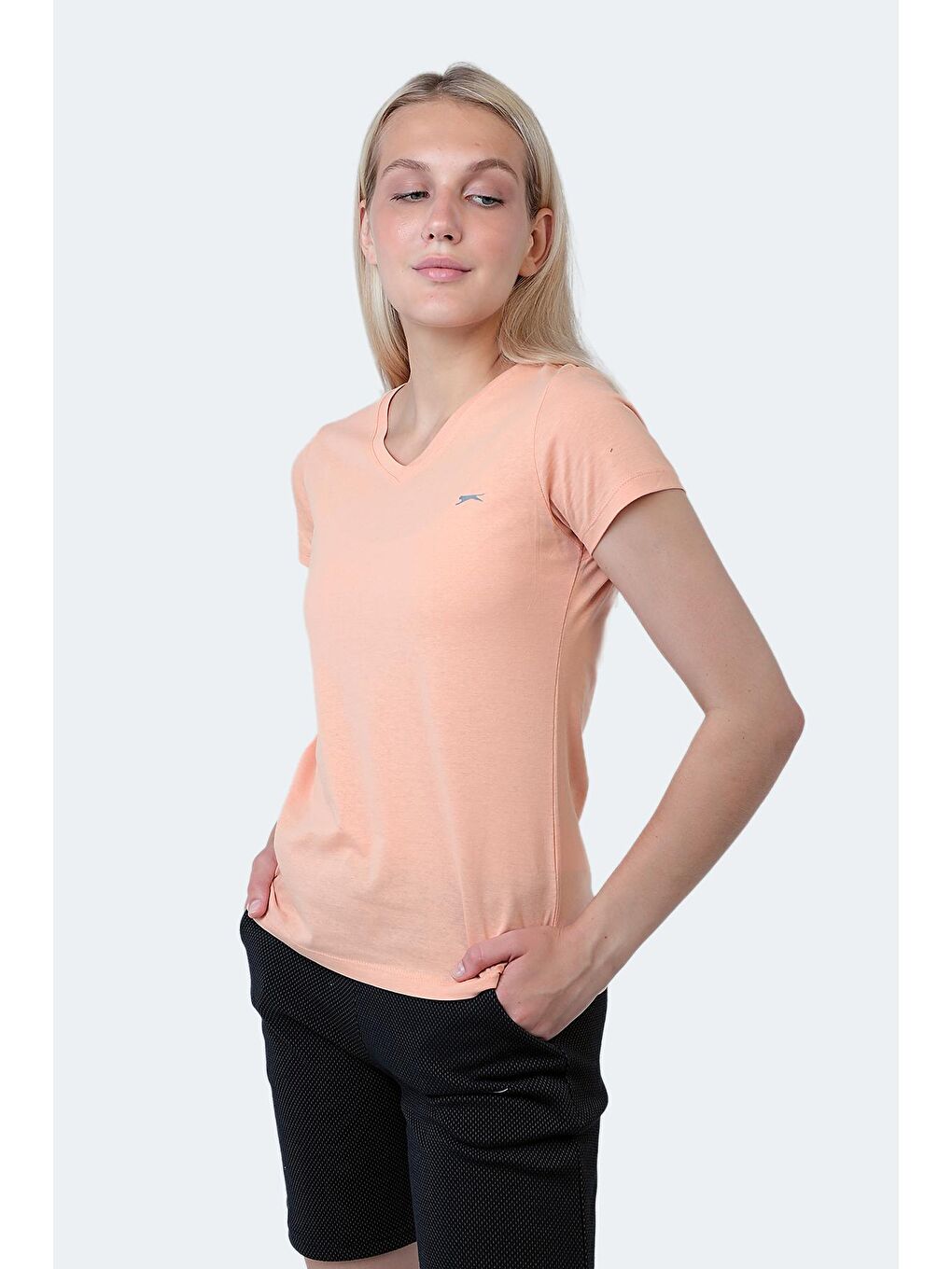 SLAZENGER Turuncu REBELL I Kadın T-Shirt Turuncu - 2