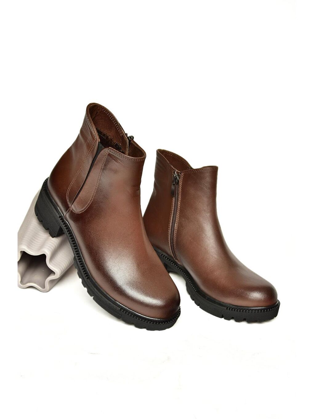 J654011903 Kahverengi Kadın Bot-2