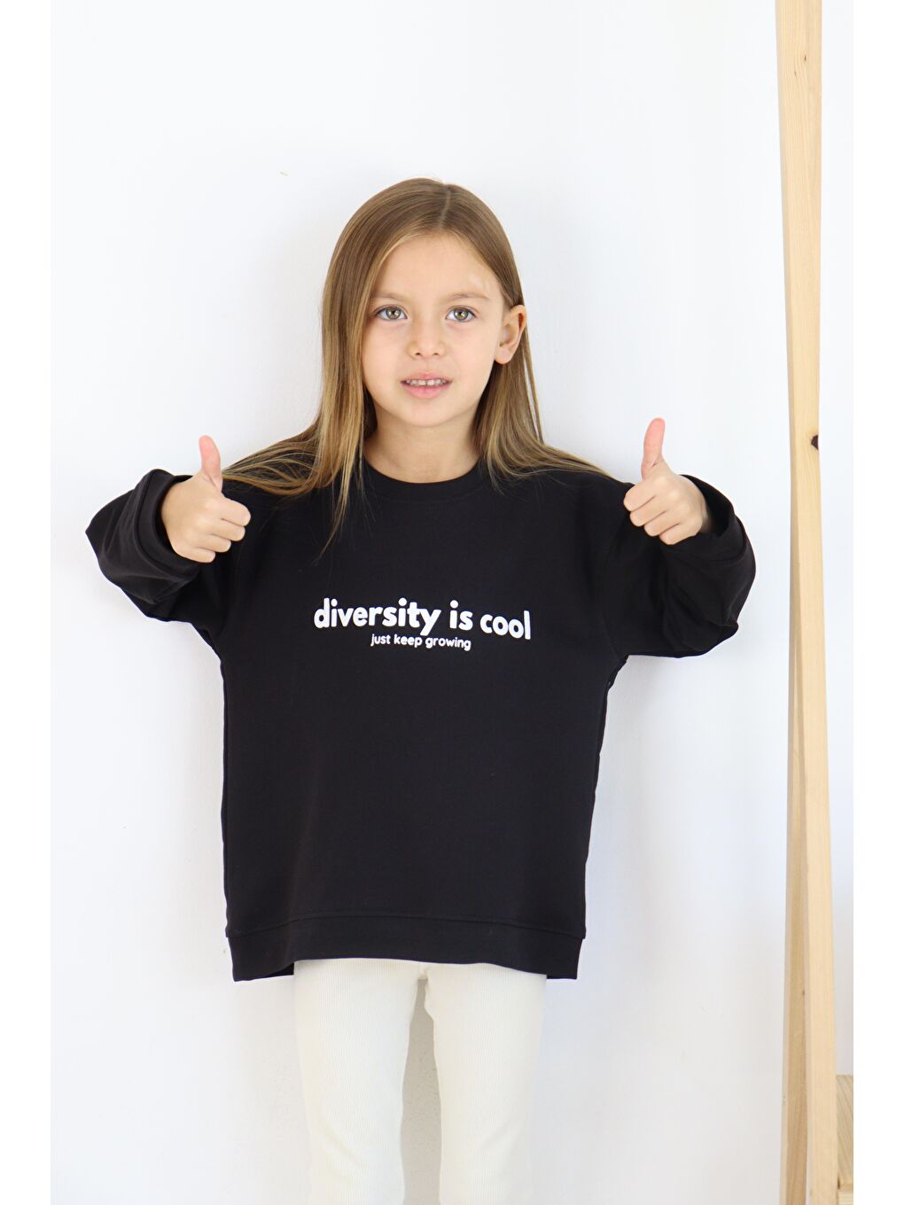 Lacivert Diversity Baskılı Unisex Sweatshirt-3