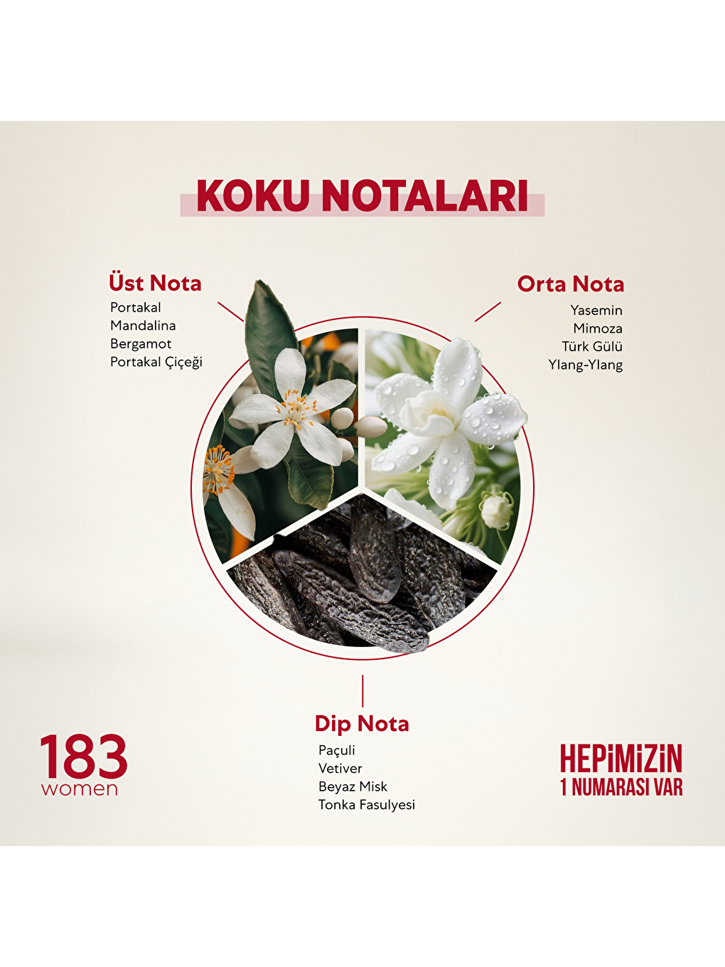 183 Kadın 50ml Parfüm Edp Oriental-1