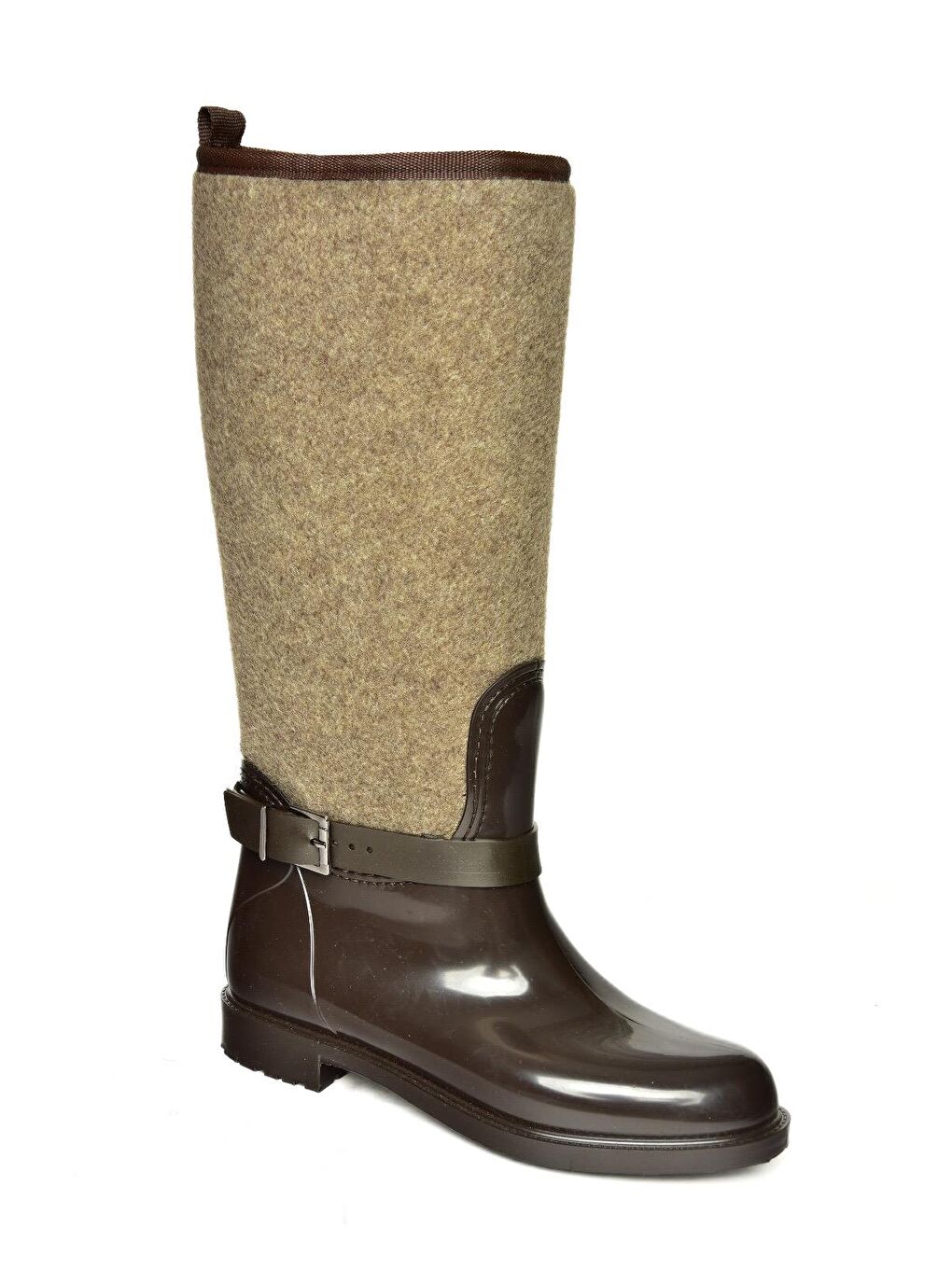 T858725204 Kahverengi Kadın Çizme-1