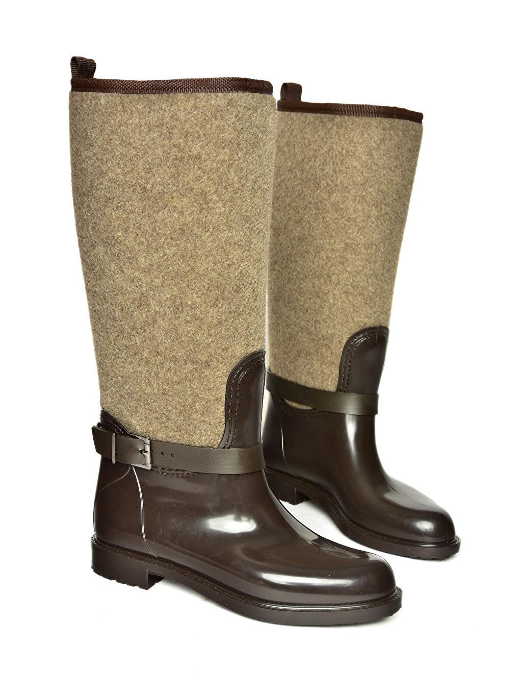 T858725204 Kahverengi Kadın Çizme-2