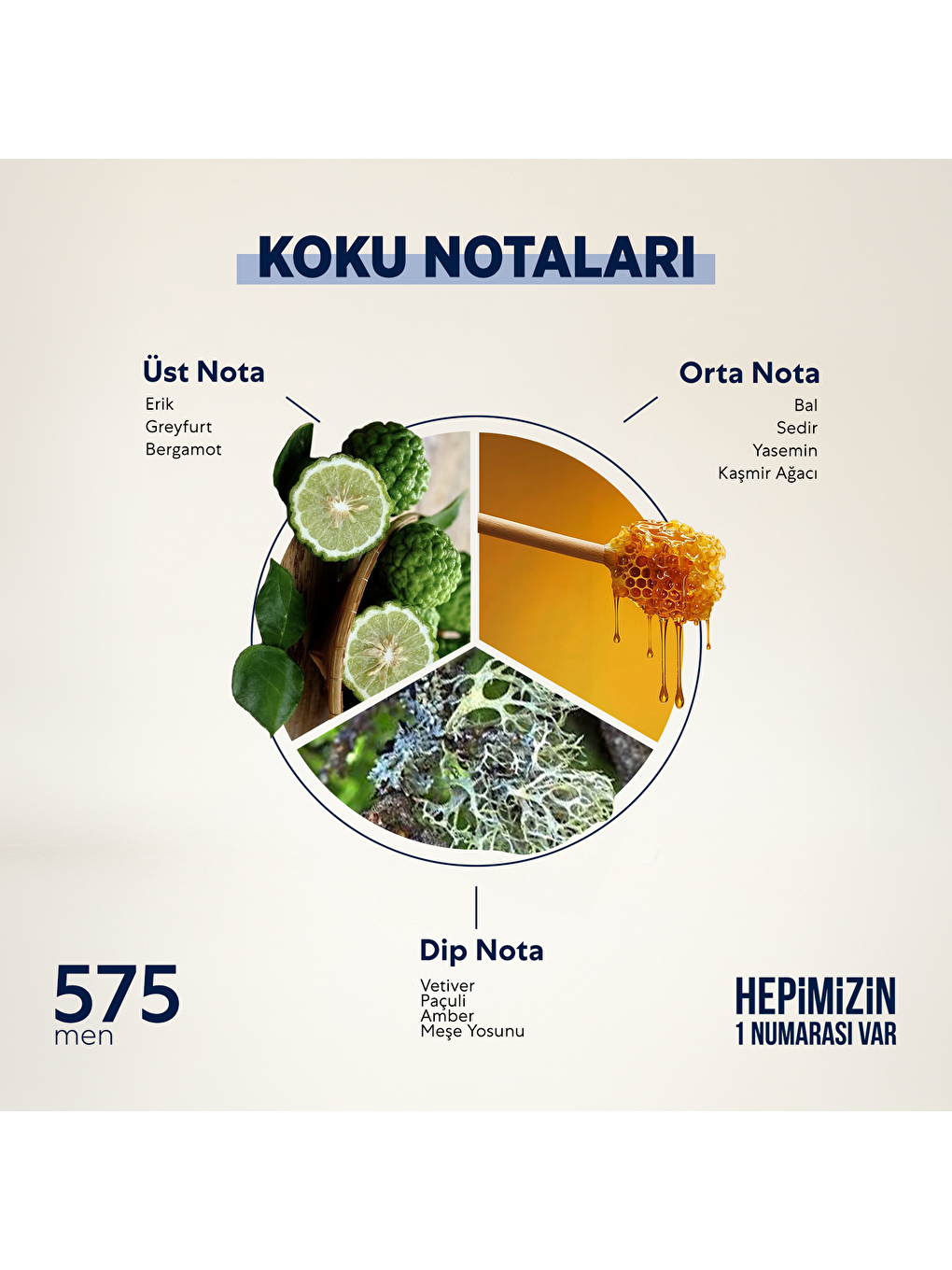 Erkek Odunsu Parfüm 50ml No:575-1