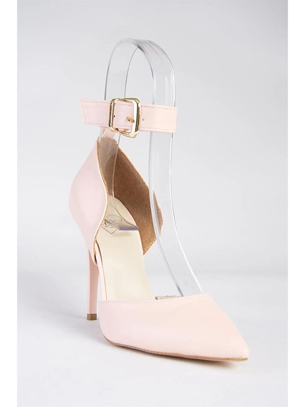 Pembe Pudra Kadın Topuklu Ayakkabı K654073309-1