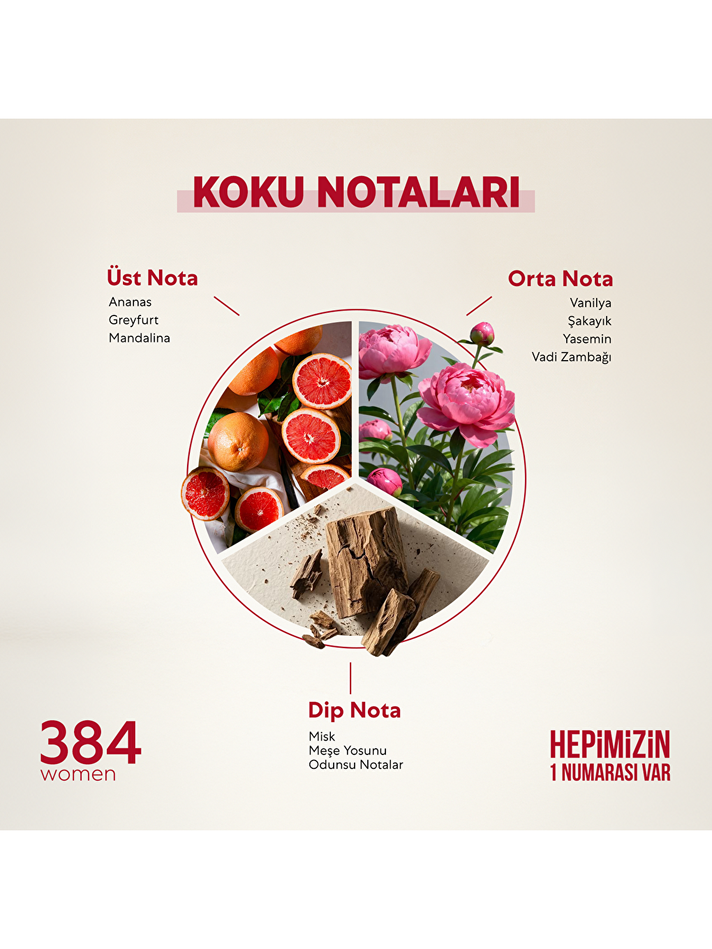 Kadın Parfüm Çiçeksi 50ml Edp No:384-1